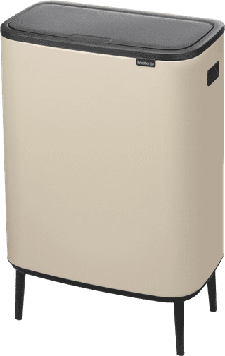 Brabantia Bo Touch Bin Hi Poubelle 60 Litres Soft Beige