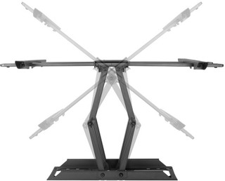 BlueBuilt Support Mural Rotatif 48" - 75" Noir