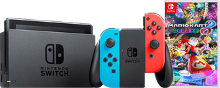 Nintendo Switch Red/Blue + Mario Kart 8 Deluxe