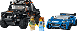 LEGO Speed Champions Jaguar Project 7 en Land Rover Defender 77264