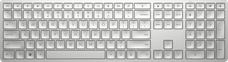 HP 970 Dual-Mode Wireless Keyboard Silver AZERTY