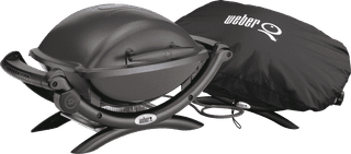 Weber Q1400 + Weber Luxe Hoes Série Q1000