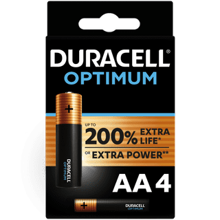 Duracell Piles Alcalines AAA Optimum 4 Pièces