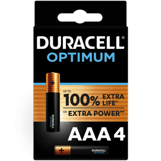 Duracell Alkaline Optimum AAA-batterijen 4 stuks