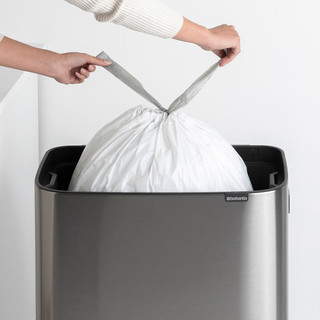 Brabantia Bo Touch Bin Hi Trash Can 60L with inner bucket Matt Steel Fingerprint Proof