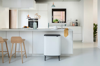 Brabantia Bo Touch Bin Hi Trash Can 2x 30L White