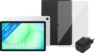Samsung Galaxy Tab A11 Plus 11 inches 256GB WiFi Silver + Complete Accessory Pack