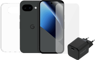 Google Pixel 10a 256GB Zwart 5G + Compleet Accessoirepakket