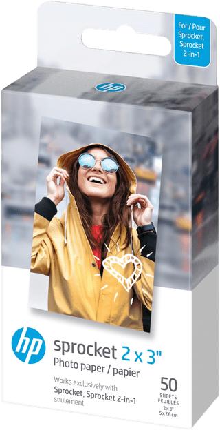 HP Sprocket ZINK Fotopapier 50 Pack