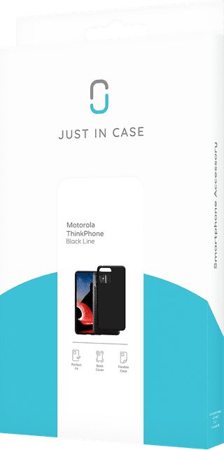 Just in Case Soft Design Motorola ThinkPhone Back Cover Noir