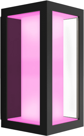Philips Hue Impress Wall Lamp White and Color Black Narrow
