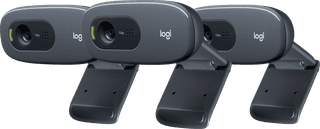 Logitech C270 HD-Webcam Lot de 3