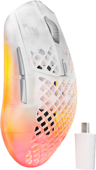 SteelSeries Aerox 3 Gen 2 Draadloze Gaming Muis Ghost