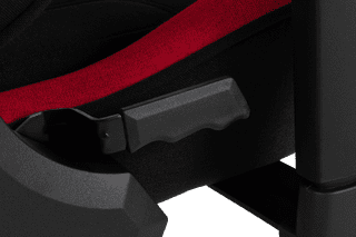 Vortech Essential Gamestoel Rood + Vortech Vloermat Zwart