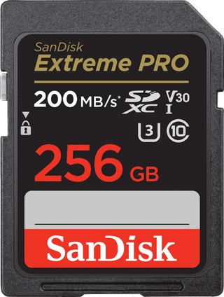 SanDisk SDXC Extreme Pro 256GB 140MB/s
