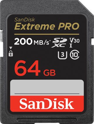 SanDisk SDXC Extreme Pro 64GB 90MB/s