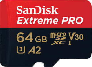 SanDisk MicroSDXC Extreme Pro 64 Go 90 Mo/s