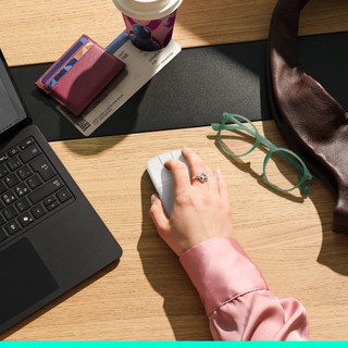 Logitech Mobi Fold Muis Off-White
