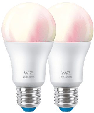 WiZ smart lamp - Gekleurd en wit licht - E27 - 2-pack