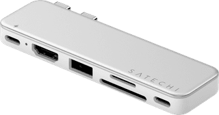 Satechi USB-C Snap Hub Zilver