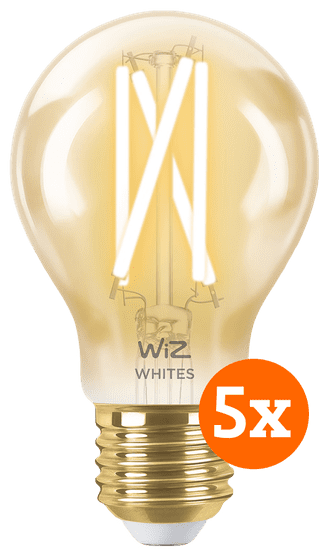 WiZ Smart Filament Light Standard Gold 5-pack - Warm to Cool White Light - E27