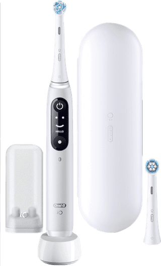 Oral-B iO Series 6N Blanc + Brossette iO Gentle Care Supplémentaire
