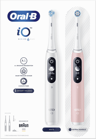 Oral-B iO Series 6N Duo Pack White + Pink
