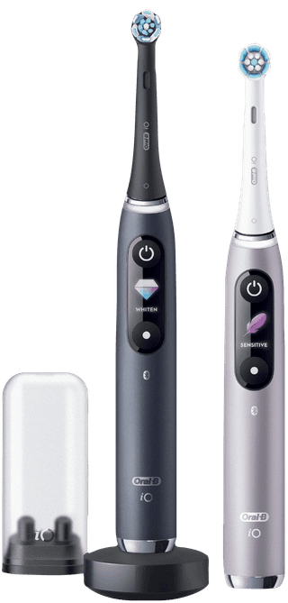 Oral-B iO 9n Rozenkwarts en Onyx Zwart Duo Pack Speciale Editie