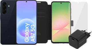 Samsung Galaxy A57 128GB Dark Blue 5G + Complete Accessory Pack