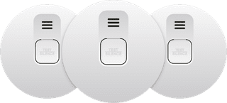 Elro Blue Line CBFS58R Koppelbare Rookmelder 3-pack (10 jaar)