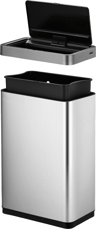 EKO Mirage X Sensor 47 Litres Acier Inoxydable Mat