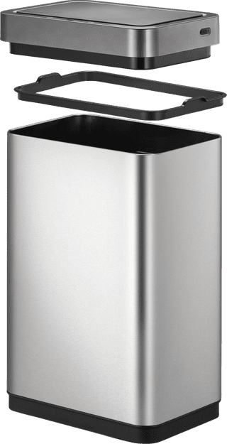 EKO Mirage X Sensor 80 Litres Acier Inoxydable Mat