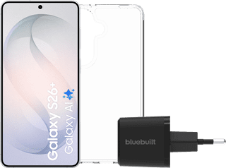 Samsung Galaxy S26 Plus 256 Go Blanc 5G + Pack d'Accessoires de Base