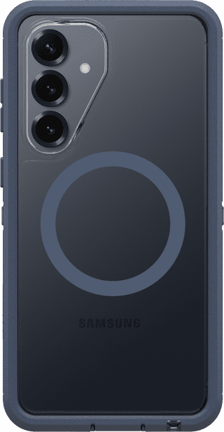 Otterbox Defender Samsung Galaxy S26 Plus Back Cover avec Aimant Transparent avec Bord Bleu