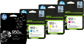 HP 951XL Cartridges Black/Color Combo Pack