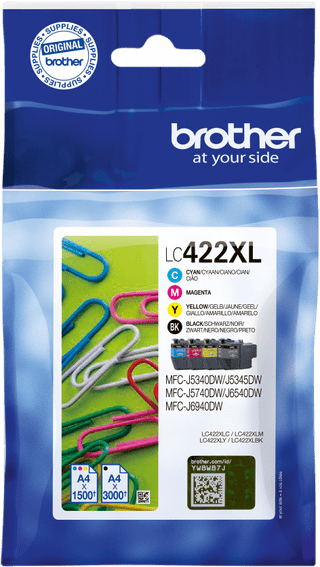 Brother LC-422XL Cartridge Combo Pack