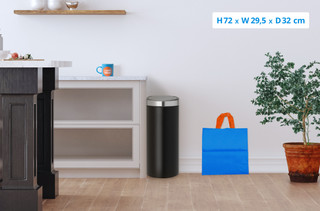 Brabantia Touch Bin 30L Matte Black