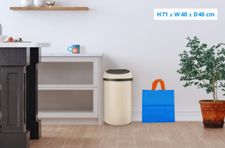 Brabantia Touch Bin 60L Soft Beige
