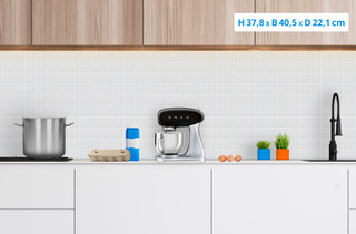 SMEG SMF02BLEU Zwart