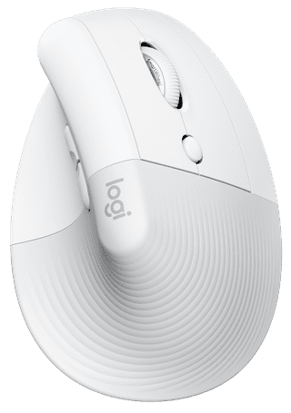Logitech Lift voor Mac Verticale Ergonomische Muis Wit