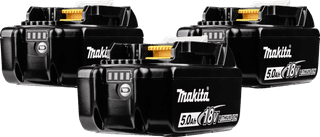 Makita BL1850B LXT 18V 5,0 Ah accu 3-pack