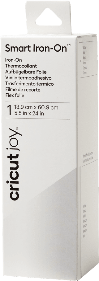 Cricut Joy Smart Iron-On Blanc 14 cm x 60 cm
