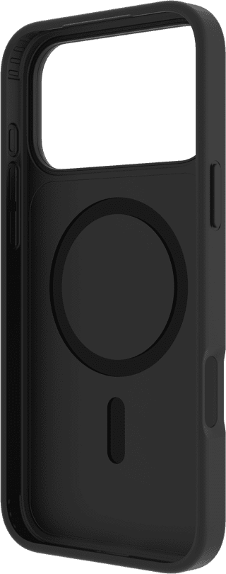 BlueBuilt MagSafe Hoesje iPhone 18 Pro Max Zwart + Kaarthouder Leer Zwart