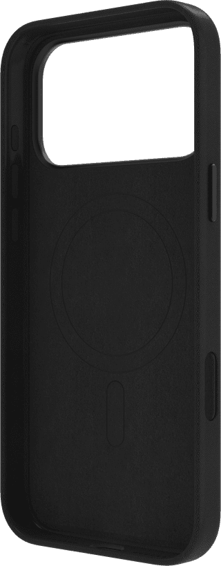 BlueBuilt MagSafe Coque iPhone 18 Pro Max Cuir Noir + Porte-carte Cuir Noir