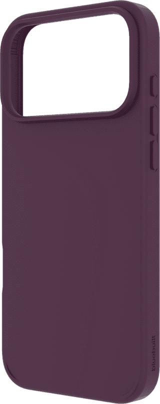 BlueBuilt MagSafe Hoesje iPhone 18/17 Pro Max Paars + Kaarthouder Leer Zwart