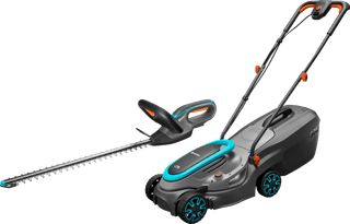 Gardena PowerMax 32/18V P4A Solo (sans Batterie) + Gardena EasyCut 45/18V (sans Batterie)