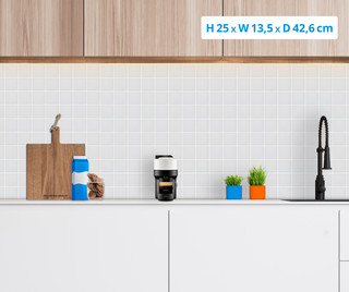 Krups Nespresso Vertuo Pop Coconut White XN9211 with Aeroccino