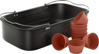 Philips Airfryer Accessoires Bakblik met 9 muffinvormen NX1151/00