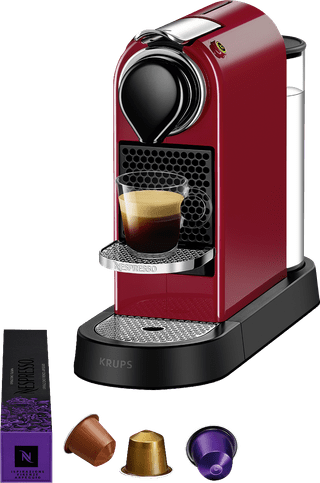 Krups Nespresso Citiz XN7415 Rouge Cerise