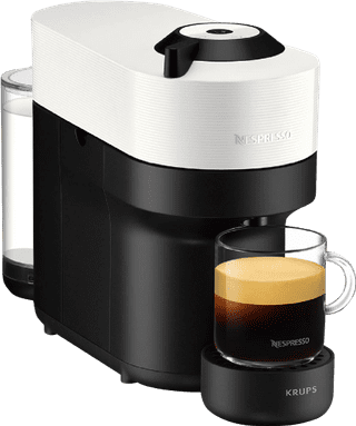 Krups Nespresso Vertuo Pop Coconut White XN9211 with Aeroccino